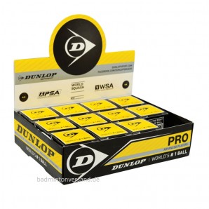Dunlop Squashball Pro 12 Stück