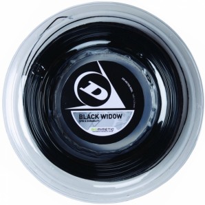 Dunlop Black Widow Saitenrolle 200m - Schwarz, 1,30 mm