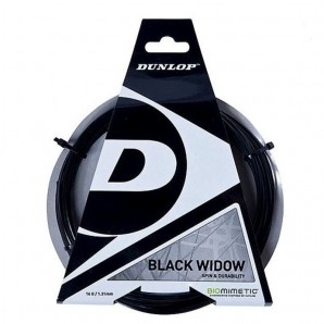 Dunlop Black Widow Saitenset 12m - Schwarz, 1,25 mm