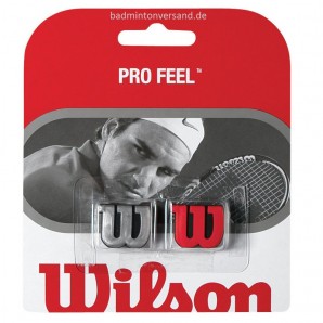 Wilson Pro Feel Dämpfer 2er Pack rot/silber