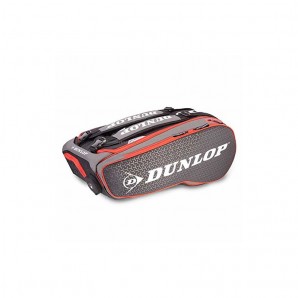 Dunlop Racketbag Performance 2018 schwarz/rot 12er
